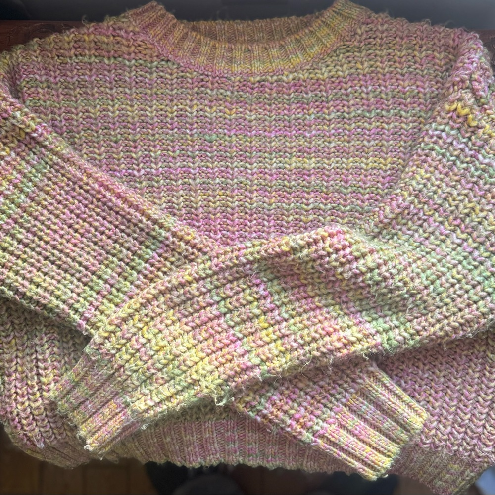 Anthropologie Pastel Knit Women's Sweater